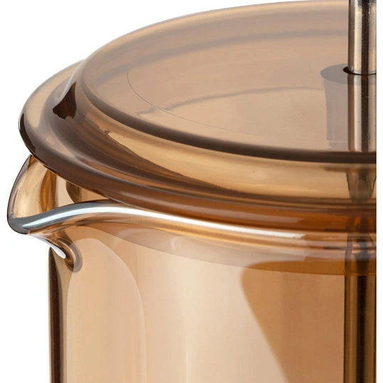 Френч-пресс 600мл. Гоуджекит АБС-пластик, боросиликат. стекл с покр,нерж ст