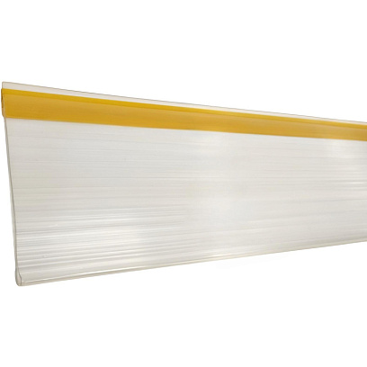 Ценникодержатель полочный самокл. DBR60 дл1000мм, прозр, 50шт/уп