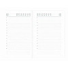Ежедневник недатированный черн, А6, 100x150, 320стр, Agenda