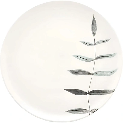 Тарелка мелкая FLAT Shape SAMAMBAIA 26см Oxford 136234, AO02-1C01