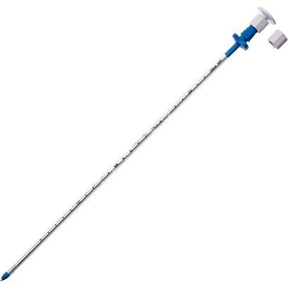 Троакар-катетер торакальный ПВХ со стилетом, 24 Fr, 40см