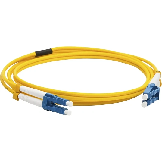Патч-корд оптический LANMASTER дупл LC/UPC-LC/UPC LSZH (LAN-2LC-2LC/SU-2.0)