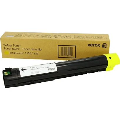 Тонер-картридж Xerox 006R01462 жел. для WC7120