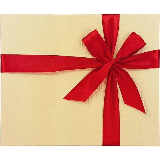 Набор подар. коробок 3в1 с бантом тиснен. РОГОЖКА  230x190x130, Д10103П.122