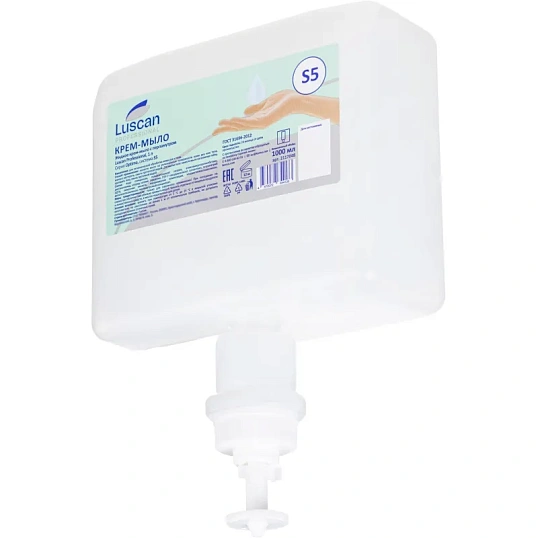 Картридж с жидким крем-мылом перламутр Luscan Prof Optima S5, 1л