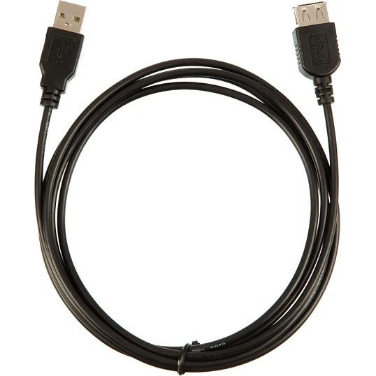 Удлинитель (OAVDC009) USB 2.0 AM/AF, 1.8м, чер
