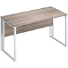 Стол Комус Мебель К-Loft 241S015 1380х670х752 дуб сонома темн/белый