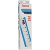 Сетевой фильтр Buro 600SH-1.8-W 1.8м (6 розеток) белый