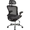 Кресло BN_Hg_EChair-552 TTW Net сетка черная, хром