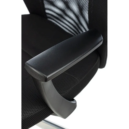 Кресло VB_EChair 225 DSL черный сетка/ткань хром