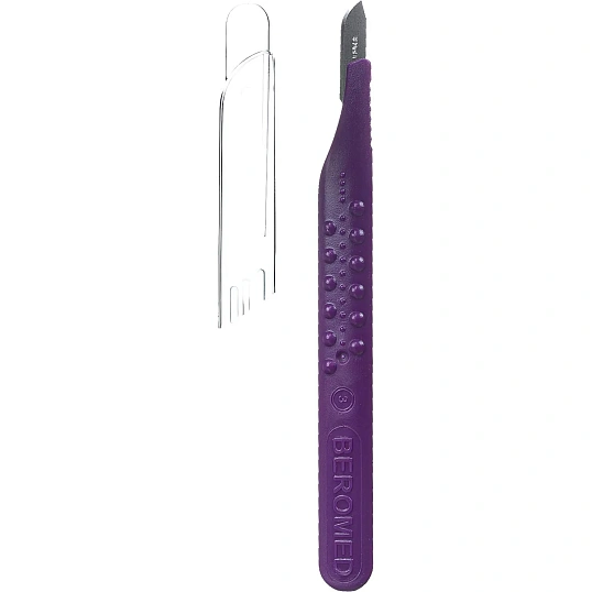 Скальпель стер, лезв.из в/угл.ст. р-10 Beroblade 10шт/уп