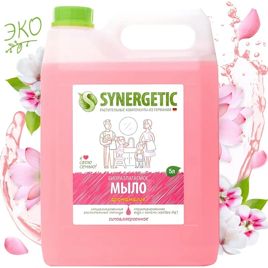 Мыло жидкое Synergetic Аромамагия 5л