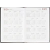 Ежедневник датированный 2026 А5+ VELVET черный 3-123/04