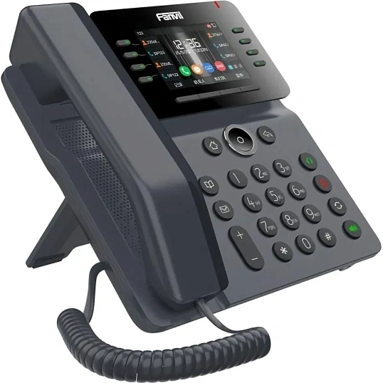 IP-телефон Fanvil V64 Enterprise, 12 SIP, 3.5' color LCD, Opus+IPV6
