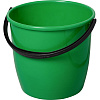 Ведро хозяйственное Крепыш 13л пластиковое зеленое