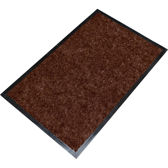 Коврик входной влаговпитывающий 40х60 см коричневый