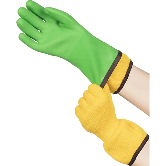 Перчатки TOPFORT ут. КЩС МБС хлопк. с ПВХ покр. Фриз Профхим ПВХ р. 9