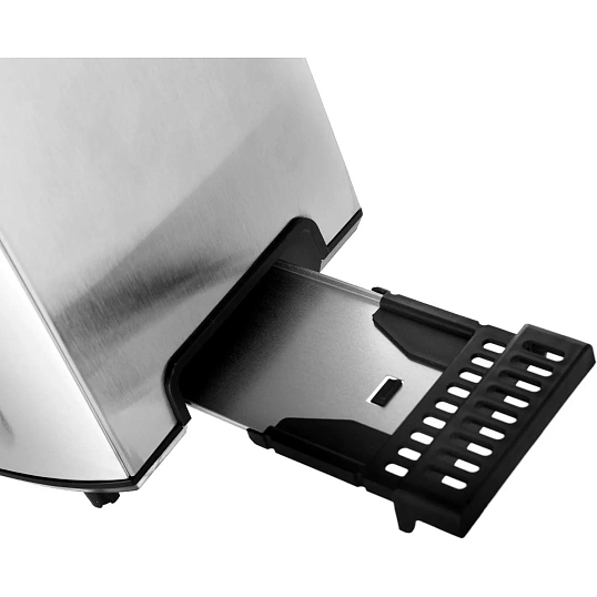 Тостер BRAYER 2110BR,850Вт,7реж,автодогр,размор,,автоотключ,2тост,съем.подд