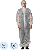 Комбинезон одноразовый Каспер Комус белый 40 г/кв.м (р.2XL), 10шт/уп