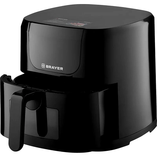 Аэрогриль BRAYER 2042BR, 1800Вт,8л,t.200С,съем.реш,тайм,LCD-дисп,8 пр, пар