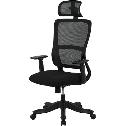 Кресло BN_Hg_EChair-634 TC сетка/ткань черный