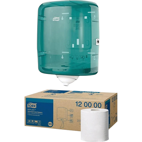 Бумага протирочная д/держ.Торк М4 с ЦВ 1сл.771л/рул. 6рул/уп 120000