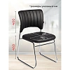 Стул BN_TQ_Стул Echair-809 VPU к/з черн,без подл., хром