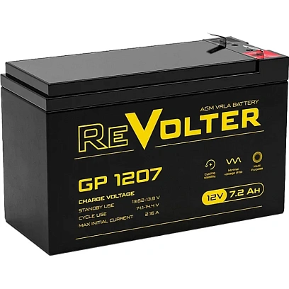 Батарея для ИБП Revolter GP 1207 (12В/7,2Ah)