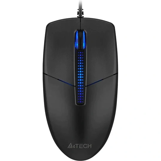 Мышь компьютерная A4Tech N-530S черный оптич. (1200dpi) USB(2but) (1920844)