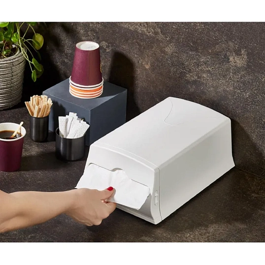 Диспенсер для салфеток Luscan Professional Optima maxline N4 белый