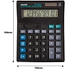 Калькулятор настольный ПОЛНОРАЗМЕРНЫЙ Attache Economy 12 разр., черный 