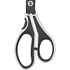 Ножницы Bruno Visconti FINECUT 210мм, тефл.покр,прорезин. ручки,ч/б,60-0026