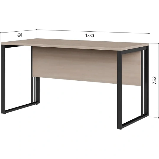 Стол К-Loft 241S002 Ш1380 дуб скандин