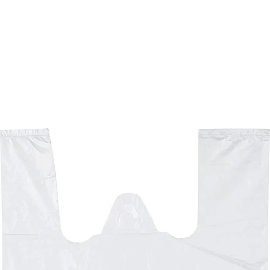 Пакет-майка ПНД 24+12х44 10мкм 85 шт./уп. Белая Эконом