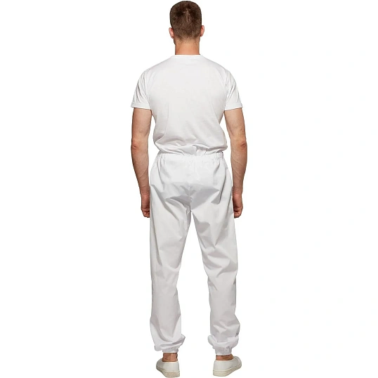 Брюки для пищевого пр-ва бел. универс.сат у17-БР ХАССП (р.44-46) р.182-188