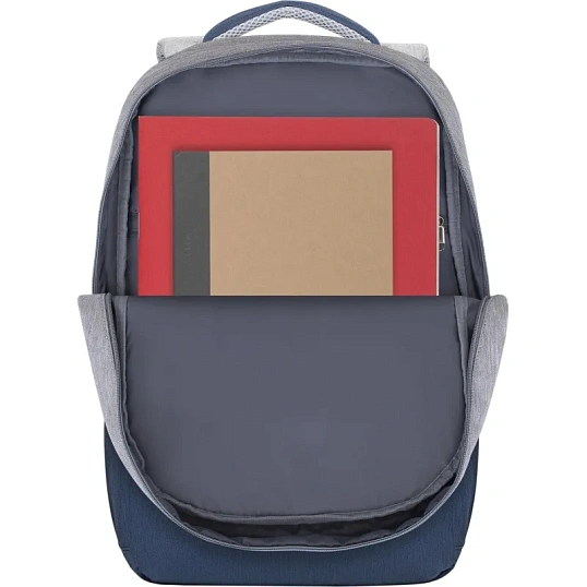 Рюкзак для ноутбука RIVACASE 7567 grey/dark blue 17.3/6