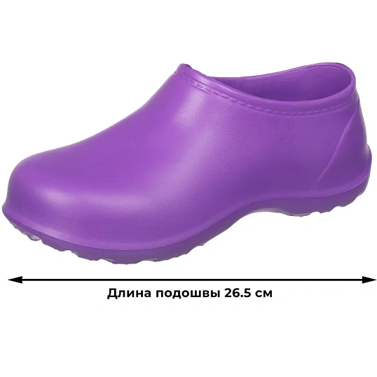 Галоши Лаура женские цв. фиолетовый ЭВА р.37