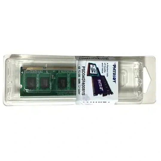 Модуль памяти PATRIOT 4GB DDR3 SO-DIMM CL11 1600Мгц (PSD34G160081S)