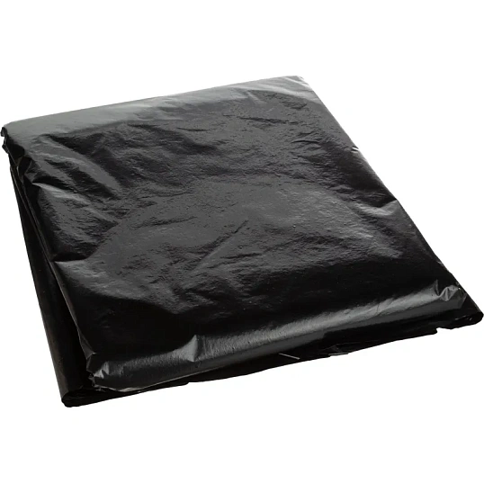 Мешки для мусора ПВД 120л 50мкм 50шт/уп черные 70х110см Luscan