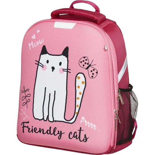 Ранец Light Friendly cats, 2 отд., 700гр