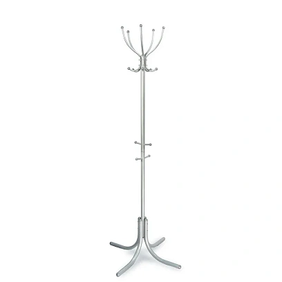 Вешалка ME_напольная М-10 металлик 5 крючков