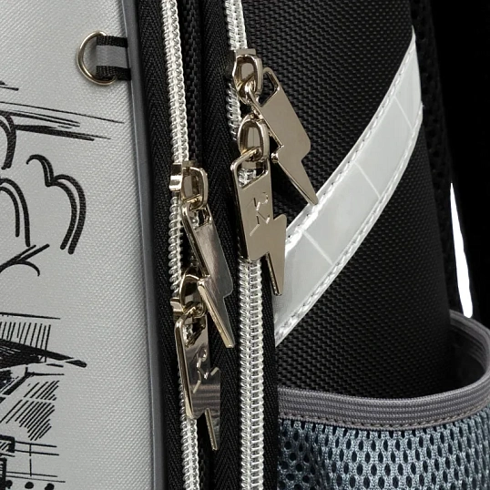 Ранец Комус Класс Basic Тачки, СО,2 отд, эргоном. Спинка