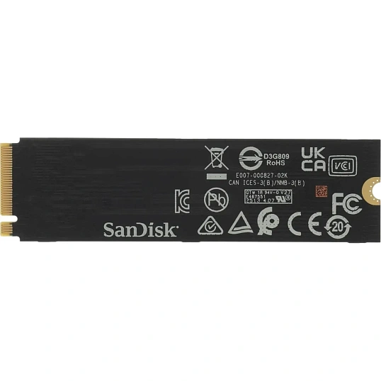 SSD накопитель WD Black SN7100 1ТБ, M.2, PCIe4x4, NVMe, M.2 (wds100t4x0e)