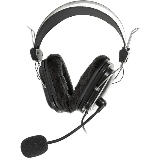 Гарнитура A4Tech (HS-60) черный 2.5м мониторные