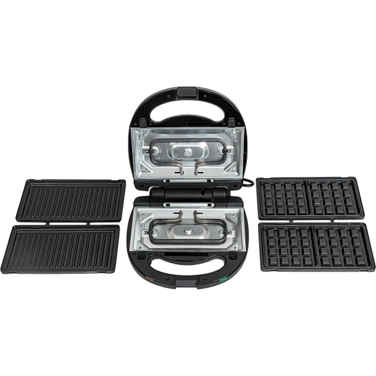 Вафельница JVC JK-MB027, 2 в 1, мощность 800 Вт
