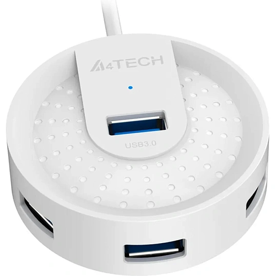 Разветвитель USB 3.0 A4Tech HUB-30 4порт. белый