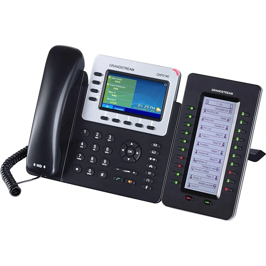IP-телефон Grandstream GXP2140,4 SIP аккаунта, 4 линии, цветной LCD
