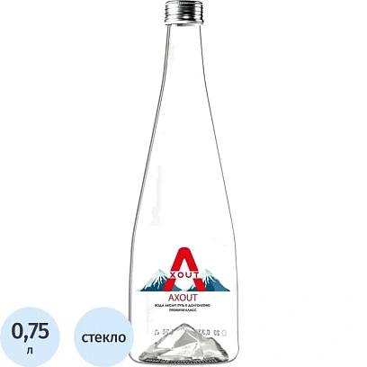 Вода минеральная AXOUT негазированная 0.75 л