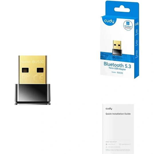 Сетевой адаптер Bluetooth Cudy BU530 Bluetooth 5.3 Nano USB