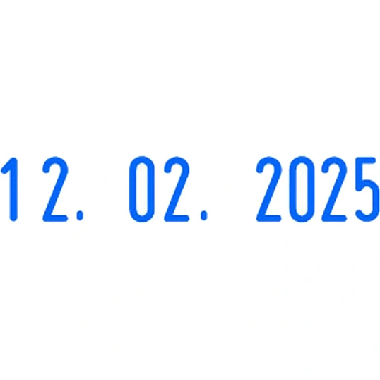 Датер автоматический пласт. S220Bank шрифт 4мм месяц цифр.(аналог 4820B)Col